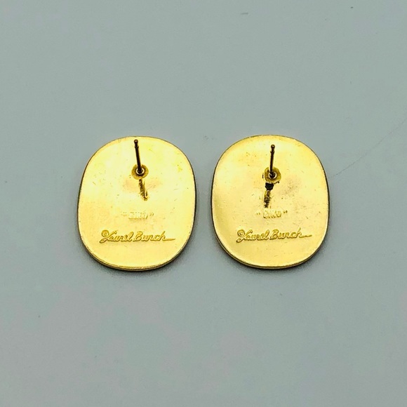 Laurel Burch Eiko Vintage Stud Earrings - Picture 4 of 8